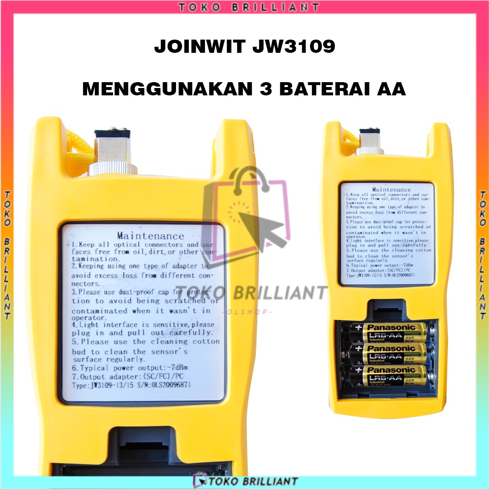 [Bisa Bayar Ditempat] Joinwit JW3109 Optical Light Source Joinwit JW3109