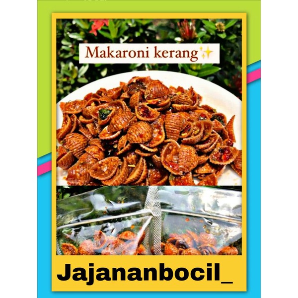 

(MURAH) MAKARONI KERANG PEDAS DAUN JERUK 500GRAM