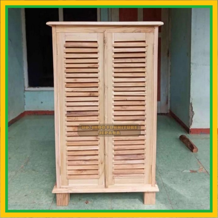 lemari pakaian kecil - almari pondok kayu jati Jepara