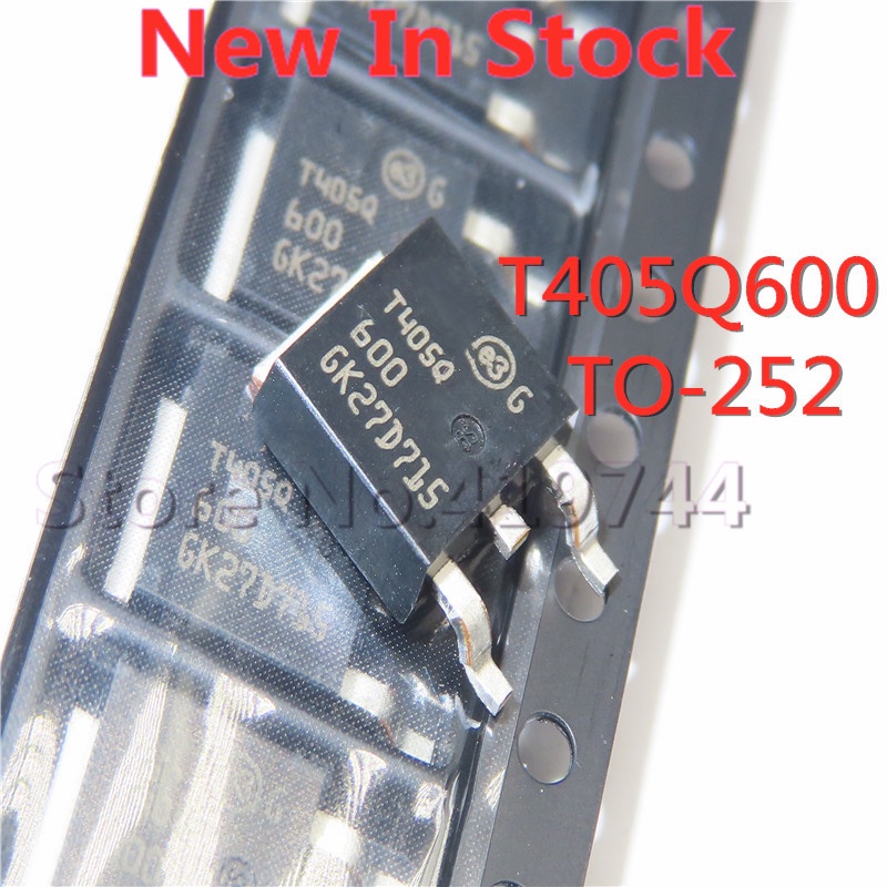 [xqx] 10pcs/lot T405Q600 T405Q-600B-TR TO-252 SMD Searah SCR 4A 600V In Stock IC Asli Baru