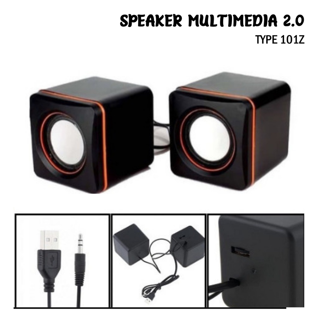 Speaker Multimedia Model AP101 For Komputer Laptop Notebook PC / SPEAKER KOMPUTER PC / LAPTOP / NOTE