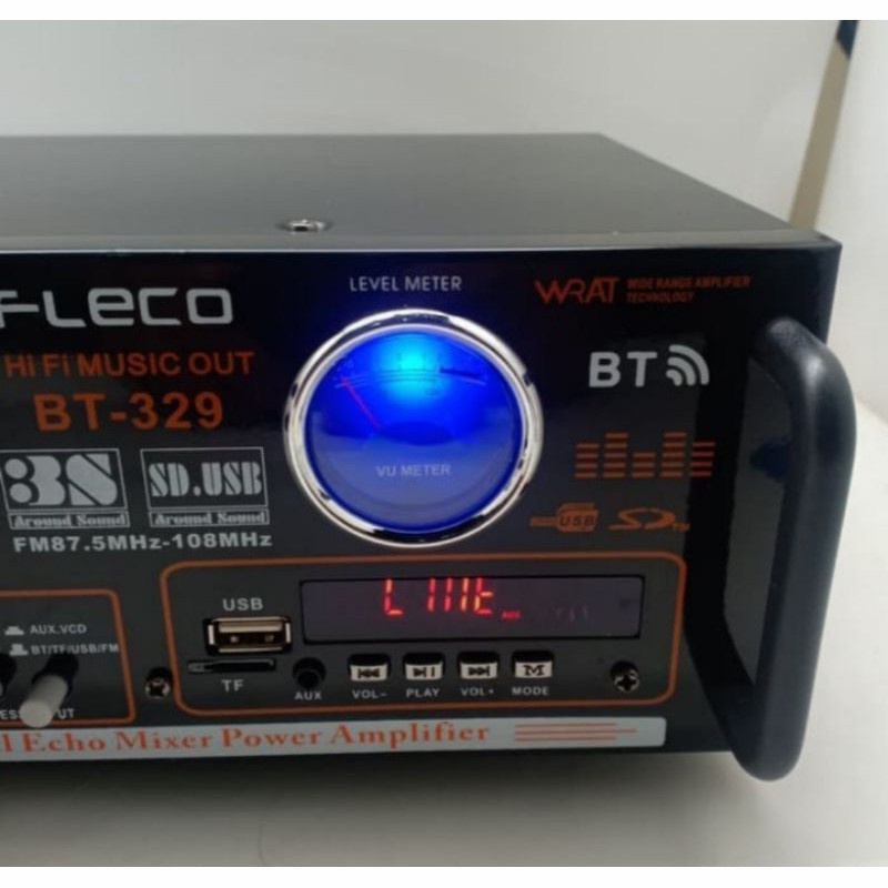 COD AMPLIFIER BLUETOOTH FLECO BT-329//AMPLIFIER KAROKE//AMPLI ORIGINAL KARAOKE//AMPLI SALON AKTIF