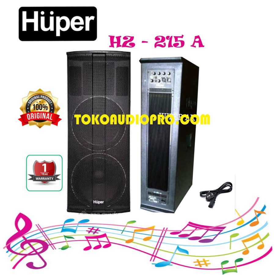 Jual Huper HZ215A Dual 15" Speaker Aktif Original HZ-215A | Shopee ...