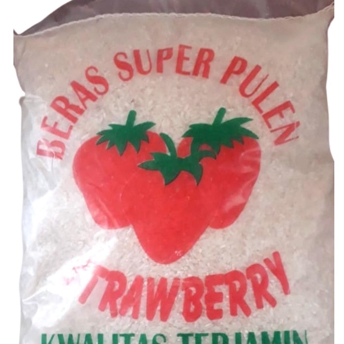 

Beras Strawberry Stroberi 5kg Super Pulen Masak Enak