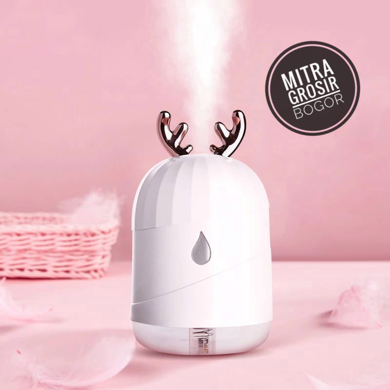 TAFFWARE Humidifier Moon Aromatherapy Ultrasonic Pewangi Ruangan Diffuser Aroma Terapi Bentuk Bulan