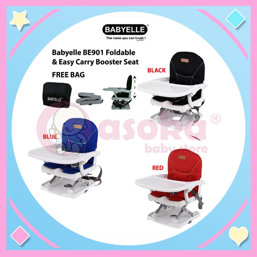 Kursi Makan Bayi BabyElle BE906 Booster Seat Gobbler ASOKA