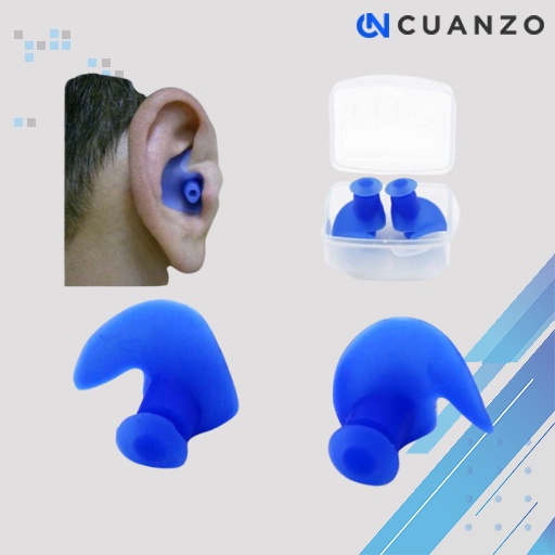 Penutup Telinga Ear Plug Peredam Suara Renang Anti Air / Penutup Pelindung Telinga Kuping Renang Berenang Untuk Tidur Cat Rambut Musim Dingin Anti Air Anti Bising Pesawat Dewasa Anak Dingin / Penyumbat Sumbat Telinga Tidur Saluran Air Renang Kedap Suara