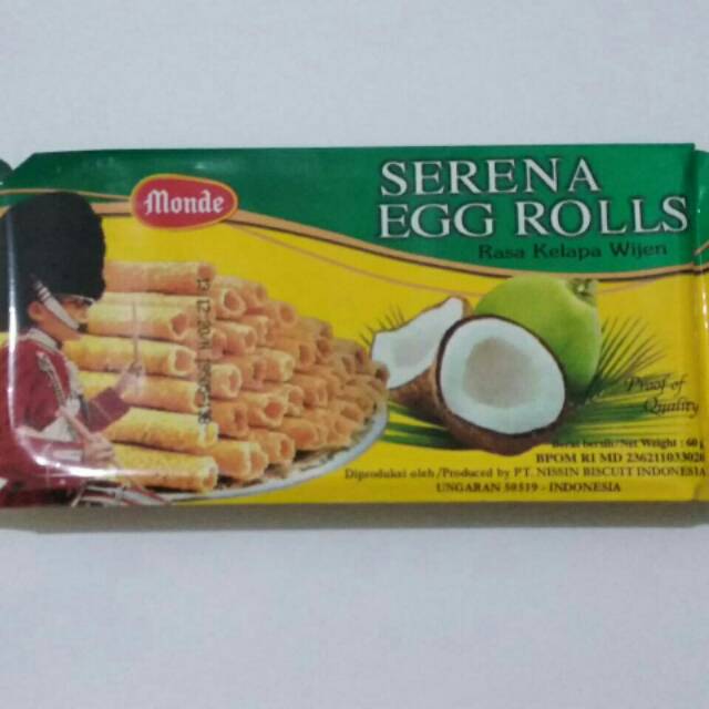 

Monde Serena Eggroll kelapa wijen