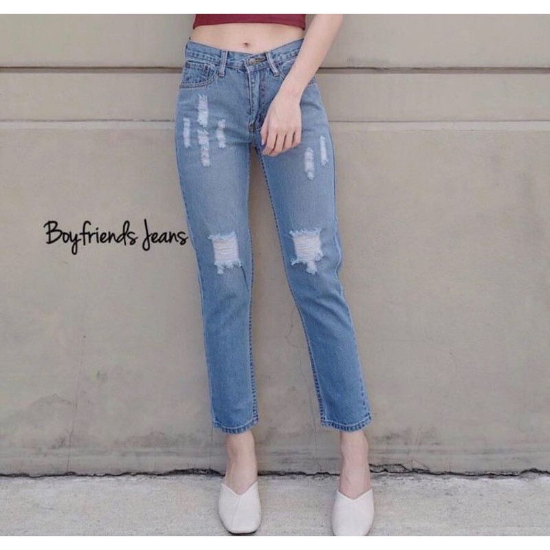BF RIPPED JEANS /CELANA JEANS SOBEK