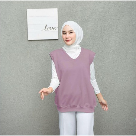 BEFAST - ZEC OOTD Wanita Rompi DAHLIA / Abaya Vest / Rompi Wanita Kekinian / Rompi Banyak Warna / Rompi Untuk OOTD Wanita