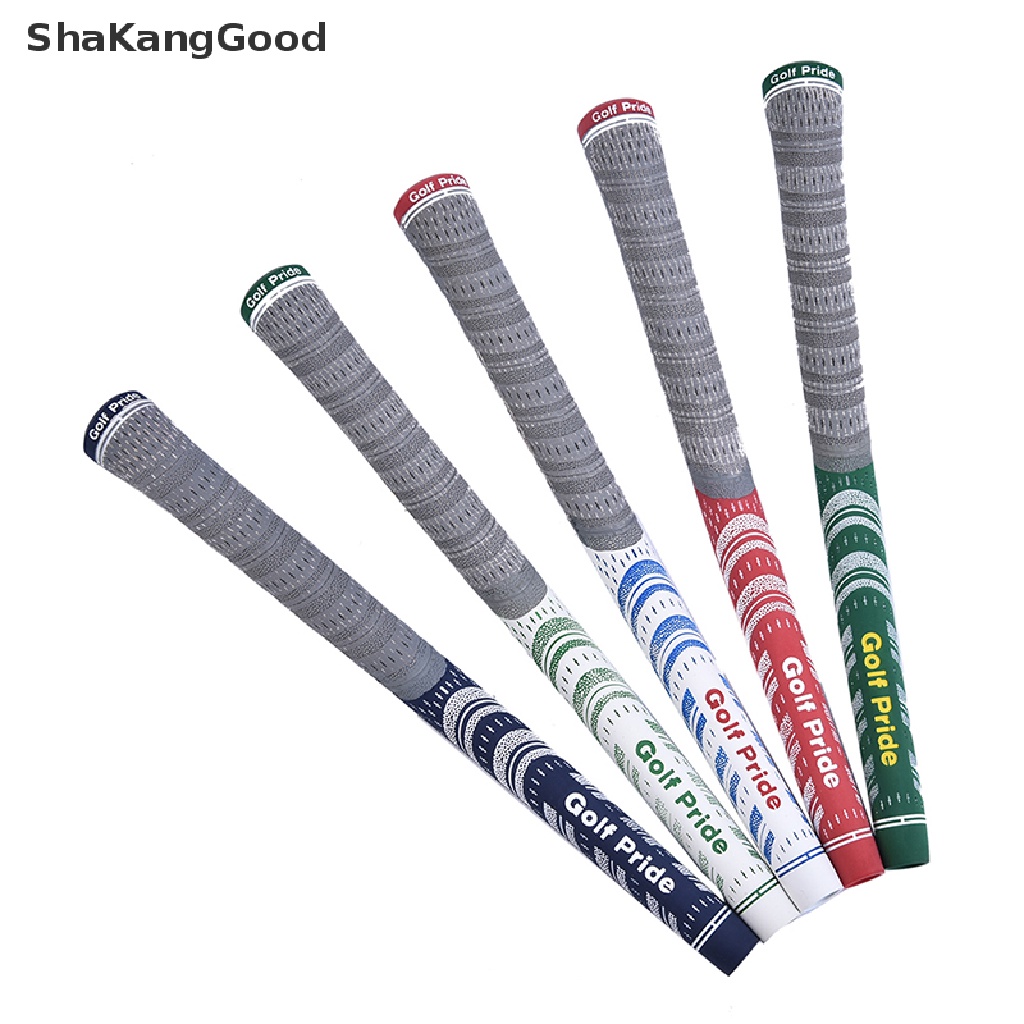 Skid 1pc Grip Stik Golf Bahan Karet Warna-Warni