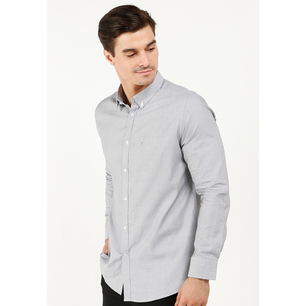Jobb Jerazzi Kemeja Pria Slim Fit Lengan Panjang Hitam Jobb Jerazzi Kemeja Pria Slim Fit Lengan Panjang Hitam