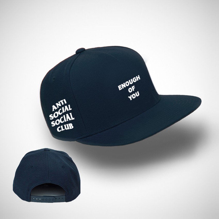 Topi Snapback Anti Social Social Club - Topi Snapbackl Keren Assc Enough of You Premium