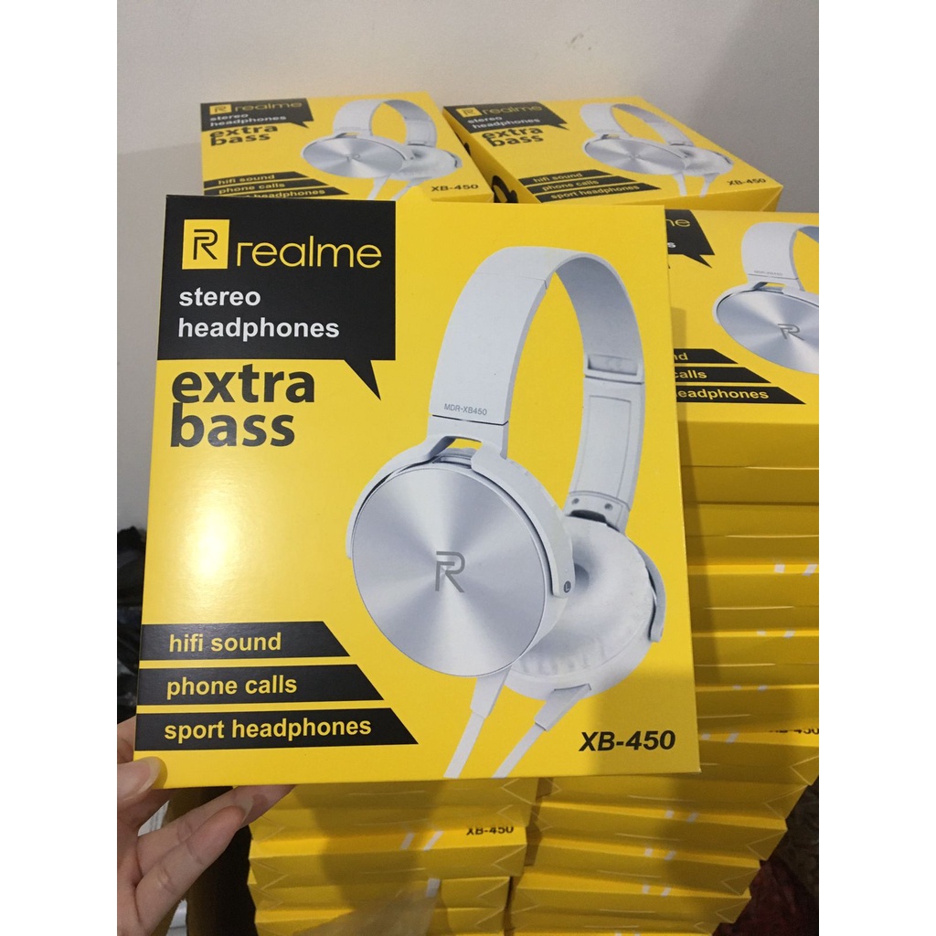 headset bando 450 realme New Headphone/Bando REALME XB450,Earphone Bando Extra basS