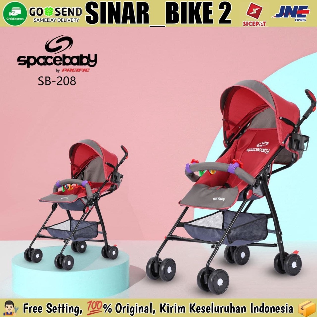 Baby Stroller SPACEBABY SB-208 Kereta Dorong Bayi