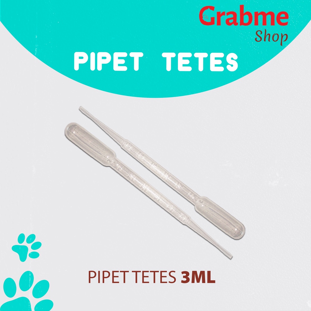 Pipet tetes / Pelontar obat 3ml