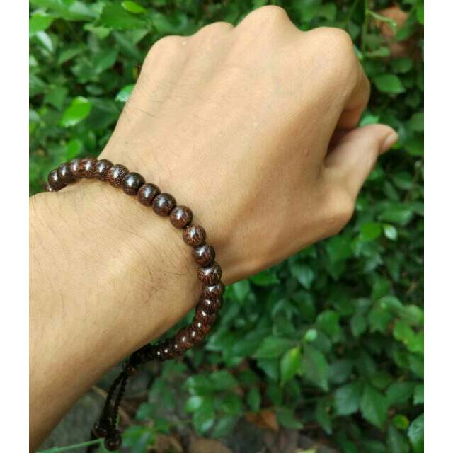Gelang Tasbih Galih Asem Asli 33 Butir Pria Wanita