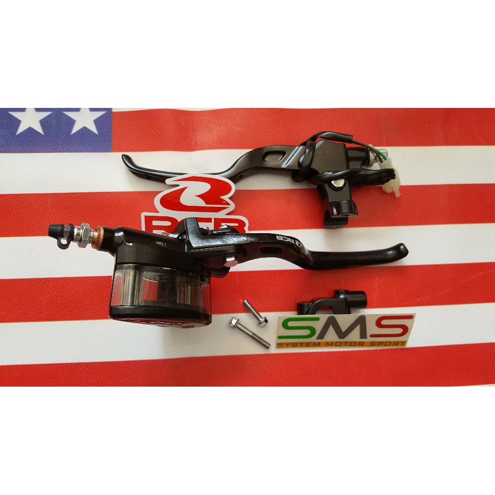 master rem kanan rcb r15. master rem rcb tabung oval cbr150. master rem original rcb malaysia