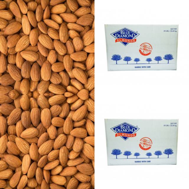 

Almond Mentah/Raw Almond Blue Diamond 1Kg