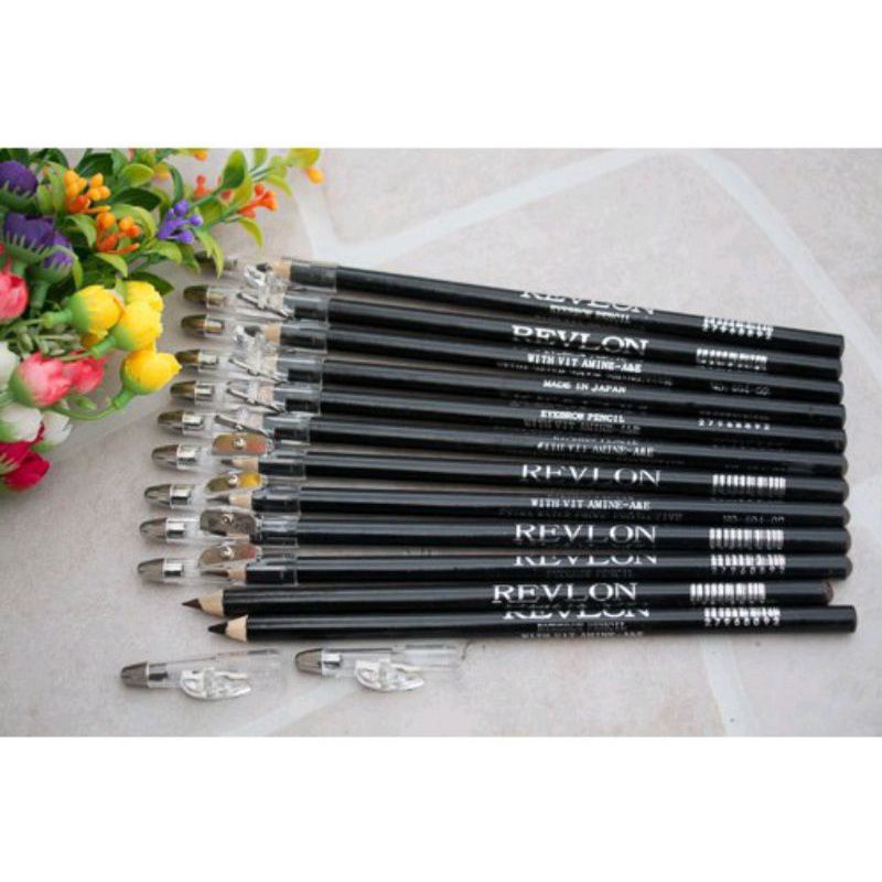 PENSIL ALIS REVLON HITAM DAN COKLAT /EYEBROW REVLON