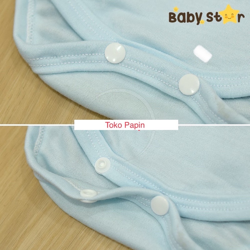 Baju Jumper Bayi Romper Baju Kodok Anak Bayi merek Baby star Bahan Adem Tidak panas lembut