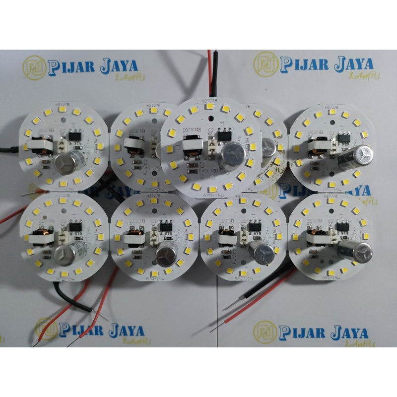 PCB Lampu LED AC 15 watt TRAVO - Mesin LED AC 15w - Sparepart Lampu LED AC Modul Mata LED 15watt