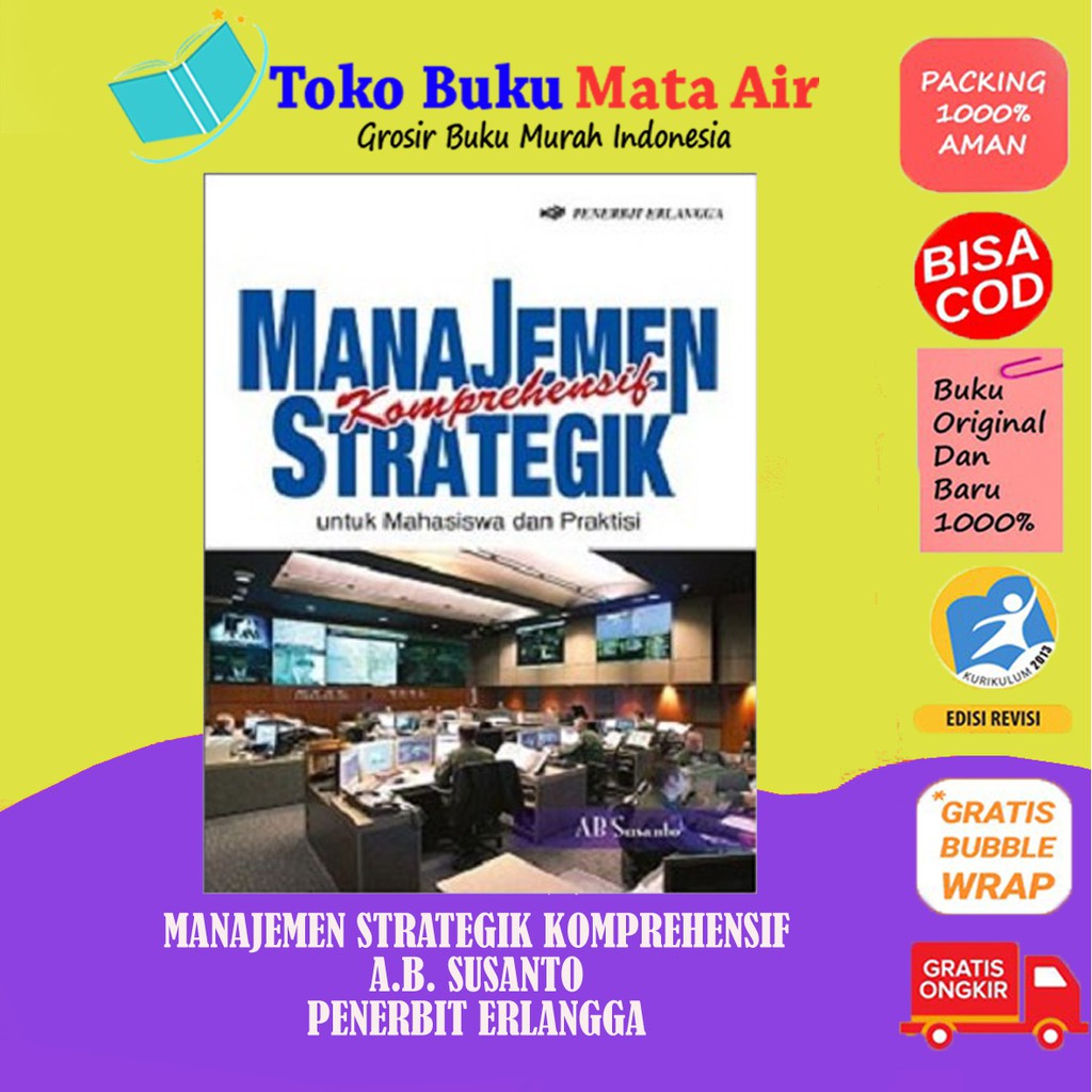 BEST SELLER ORIGINAL MANAJEMEN STRATEGIK KOMPREHENSIF AB SUSANTO ERLANGGA