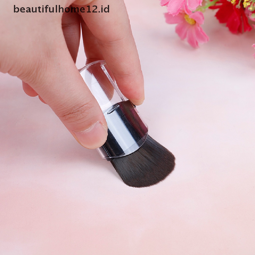 (Kesehatan &amp; Beauty Tool) Kuas Makeup Mini Portable Untuk Blush On / Foundation