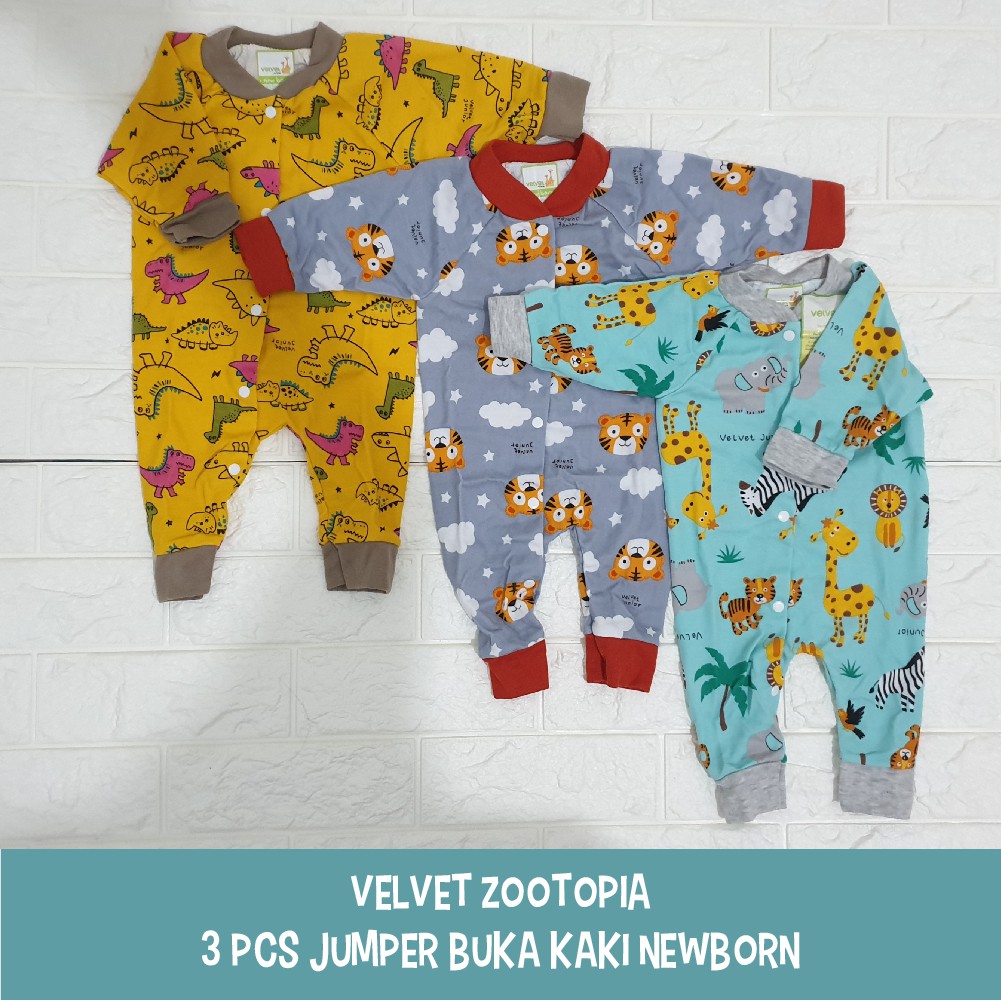 Velvet Junior 3 pcs jumper/kodok panjang