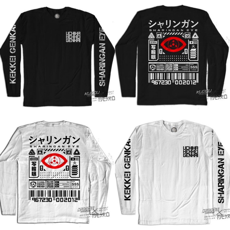 Longsleeve Kekkai Genkai Sharingan Naruto Anime Manga