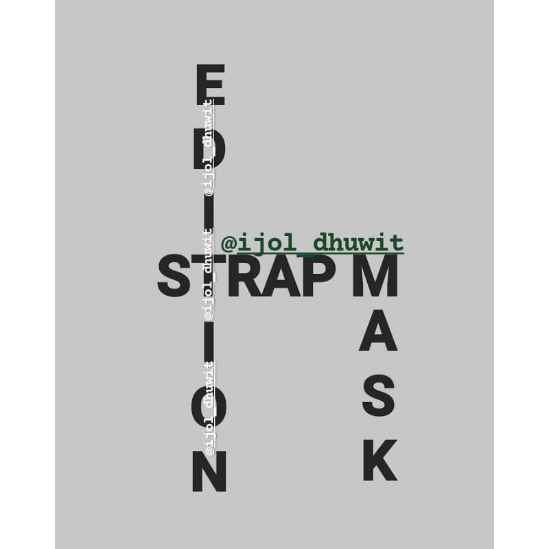 strap masker/gantungan masker/tali masker korea