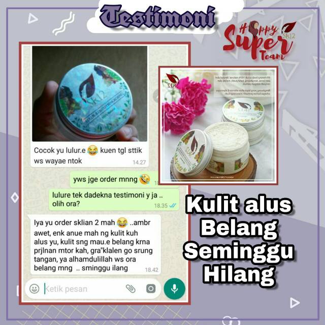 Lulur Rempah Bengkoang SR12 Lulur Pemutih Badan Mencerahkan Kulit dengan Aroma Rempah Alami BPOM