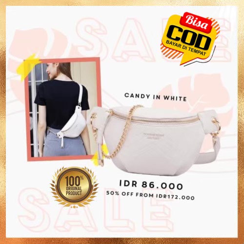 JIMS HONEY HANA WAISTBAG tas pinggang import ori murah wanita elegan hangout fashion style casual se