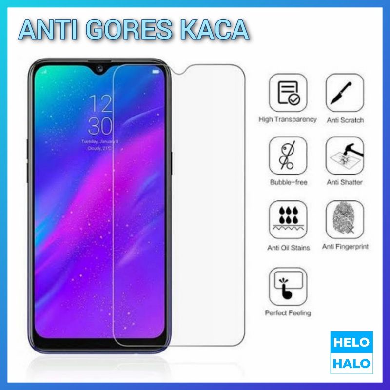 Anti Gores Glass Bening Oppo A15 (Kaca / Tempered)