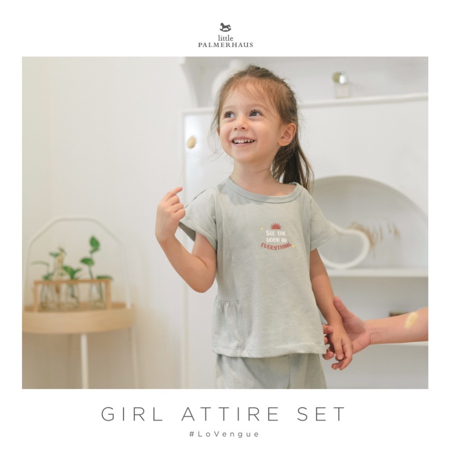 LITTLE PALMERHAUS Girls Attire Set 5LL Setelan Anak Perempuan