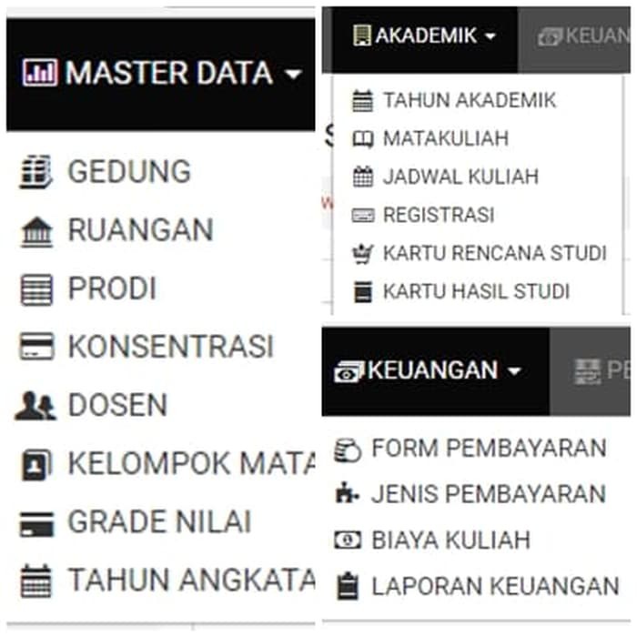 Software Aplikasi Berbasis Web SISTEM INFORMASI AKADEMIK KAMPUS