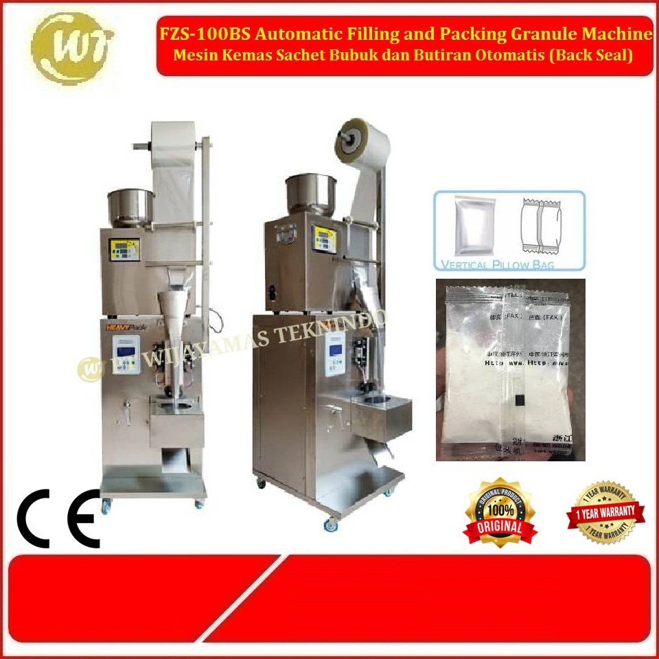 Jual FZS-100BS Automatic Filling And Packing Granule Machine - Mesin ...