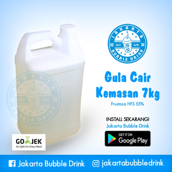 

Ge02G Gula Cair 7Kg - Simple Syrup - Fruksotsa Sirup Khusus Gojek Ds5G