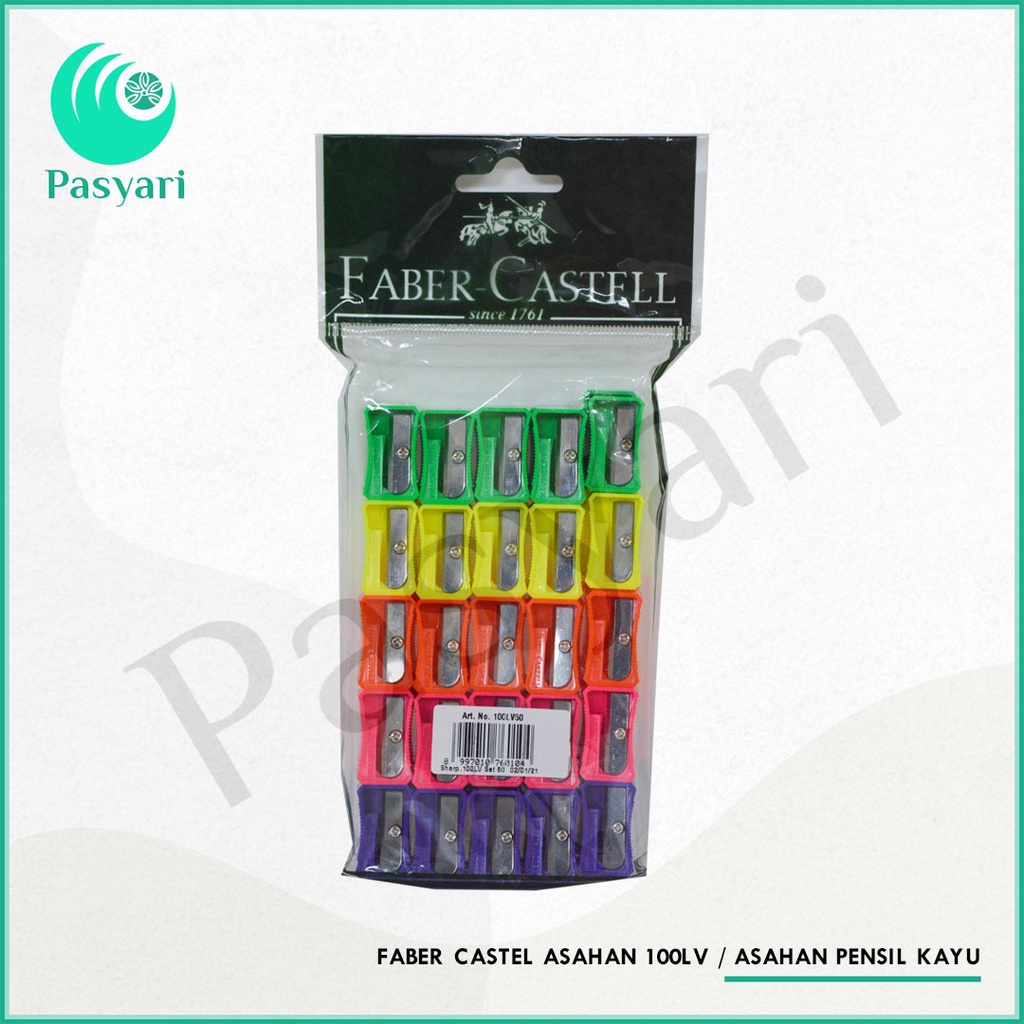 

Faber Castel Asahan 100LV / Asahan Pensil Kayu / Rautan / Sharpener