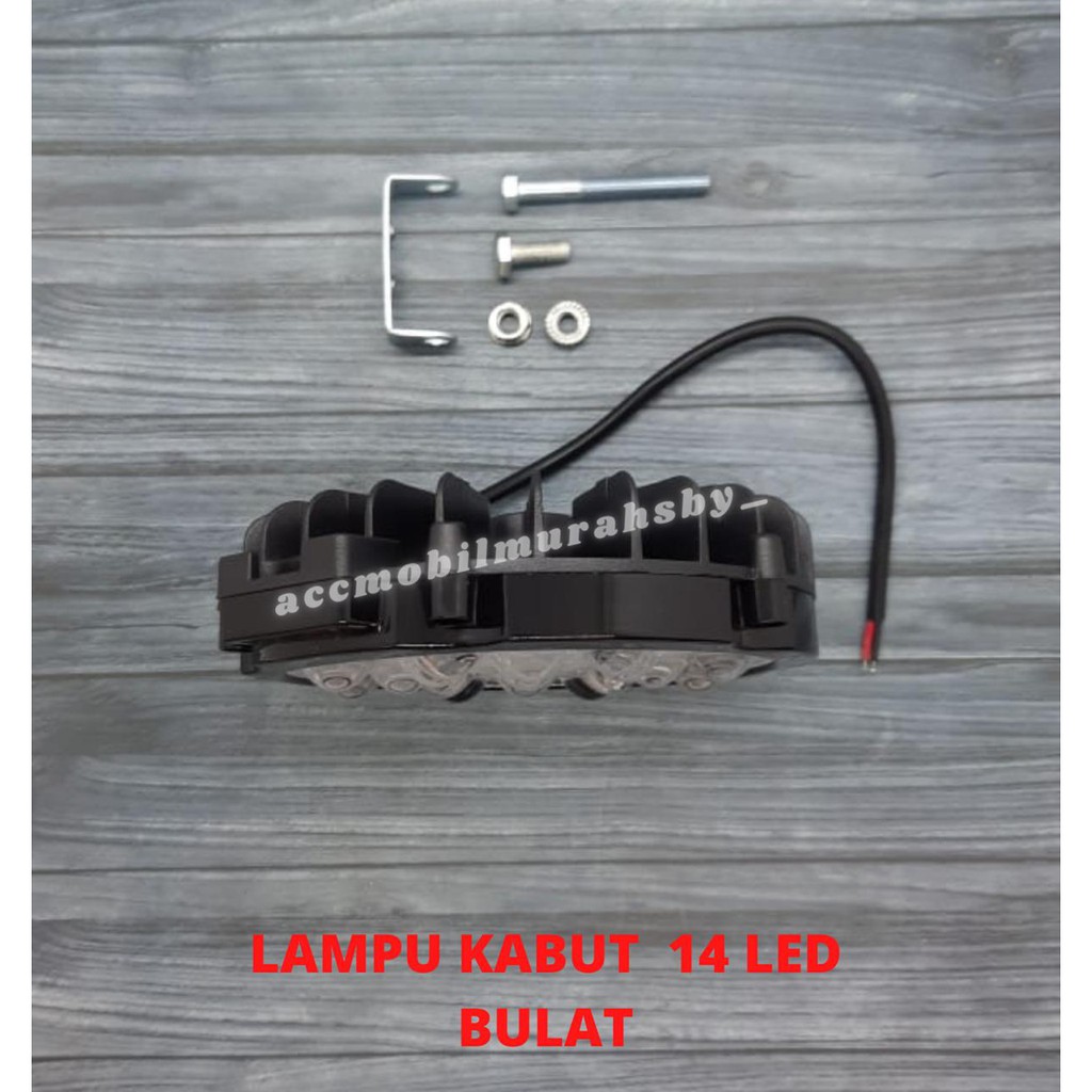 LAMPU KABUT SOROT BULAT LED TEMBAK LED BULAT 14 MATA