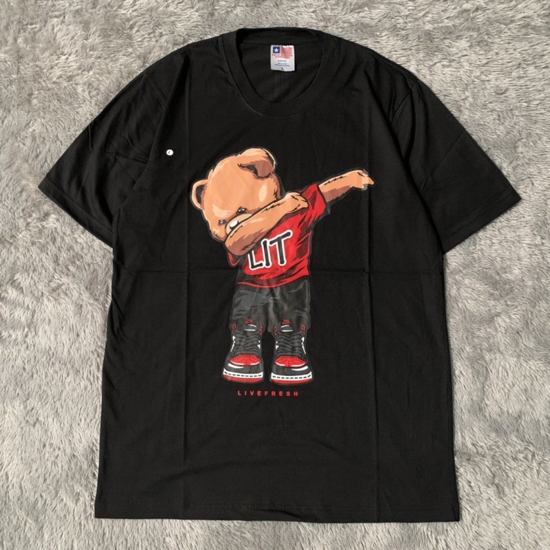 Kaos Tshirt Nsa Bear Lit Mirror
