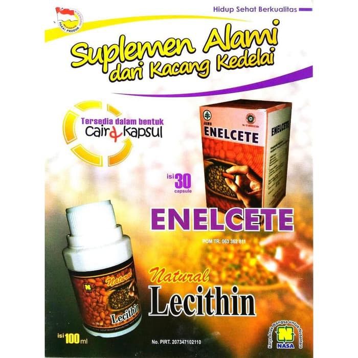 NATURAL LECITHIN SARI MINYAK KEDELAI ALAMI ORIGINAL NASA