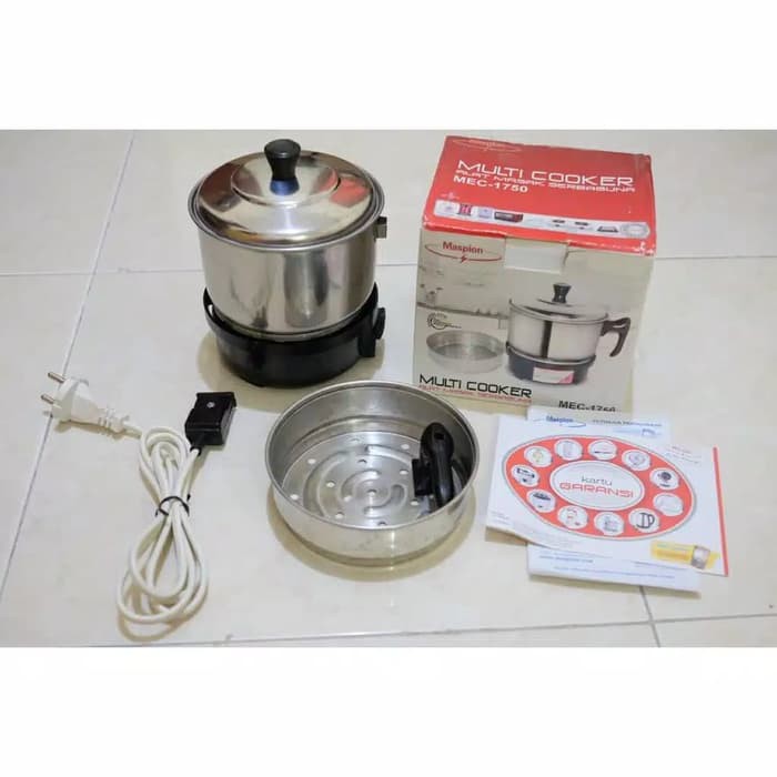 Maspion MEC-1750 Multi Cooker (Alat Masak Serbaguna) 300W 0.5 L MURAH