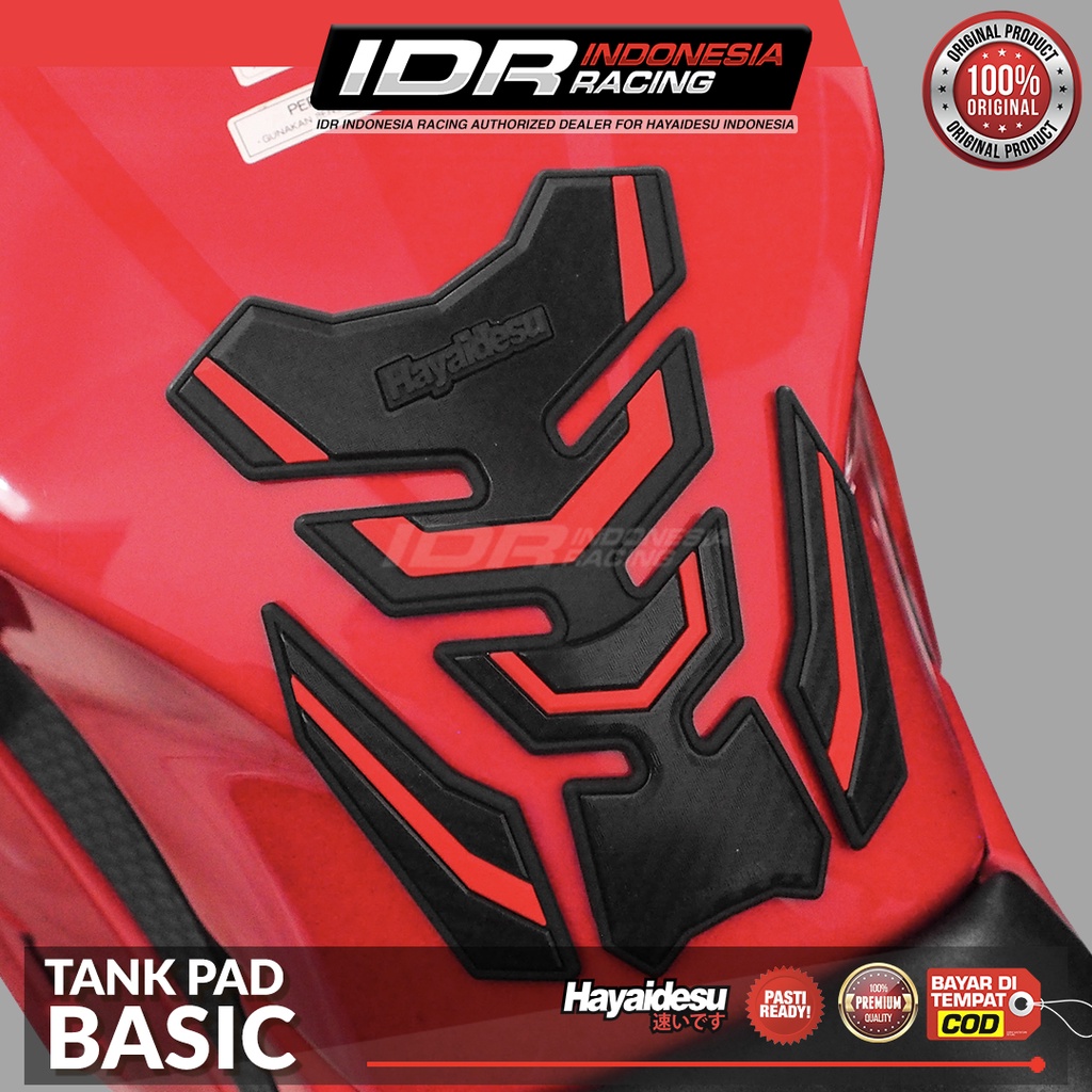 Hayaidesu Universal Tank Pad Aksesoris Decal Variasi Carbon Pelindung Tanki Motor