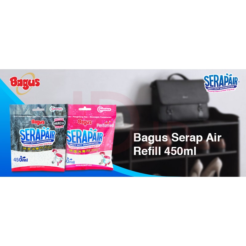 Penyerap Udara Lembab Bagus Serap Air Dehumidifier Serapair 225ml