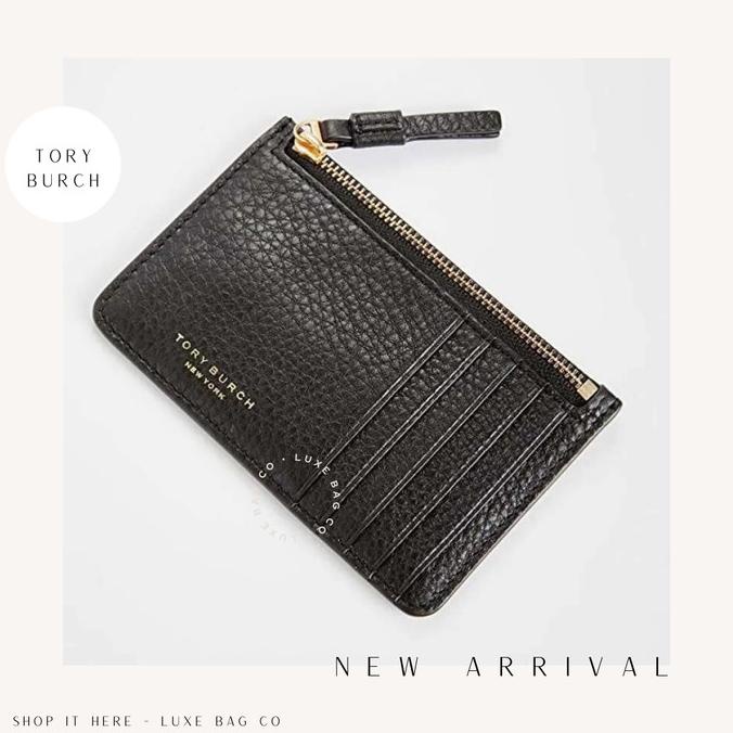 

Office & Stationery | Document Organizer | Tory Burch Perry Zip Card Case Card Holder Black 100% Original | Best Seller