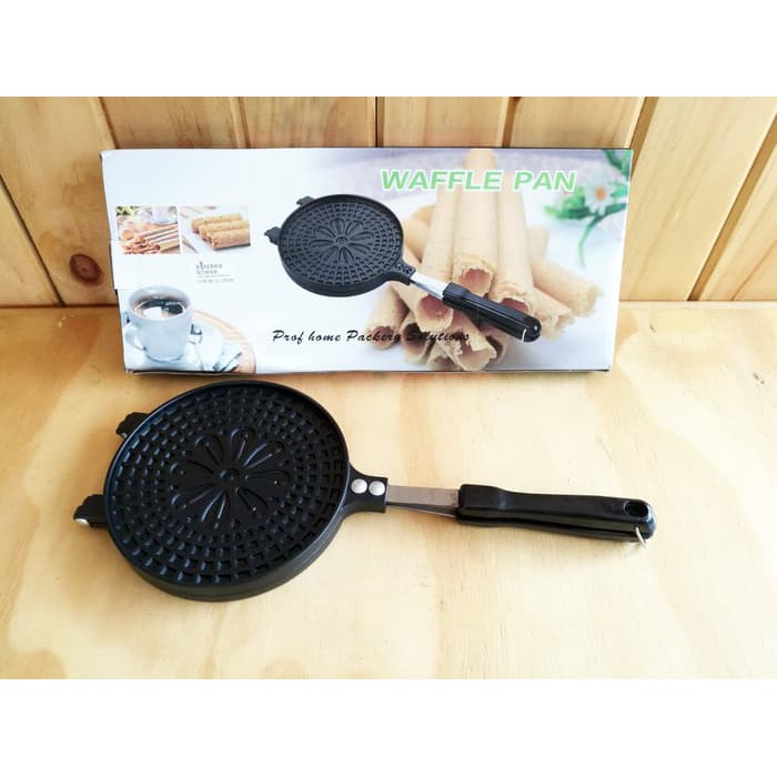 Cetakan Kue Semprong Crispy Cone Egg Roll Bapel Opak Jepit Teflon