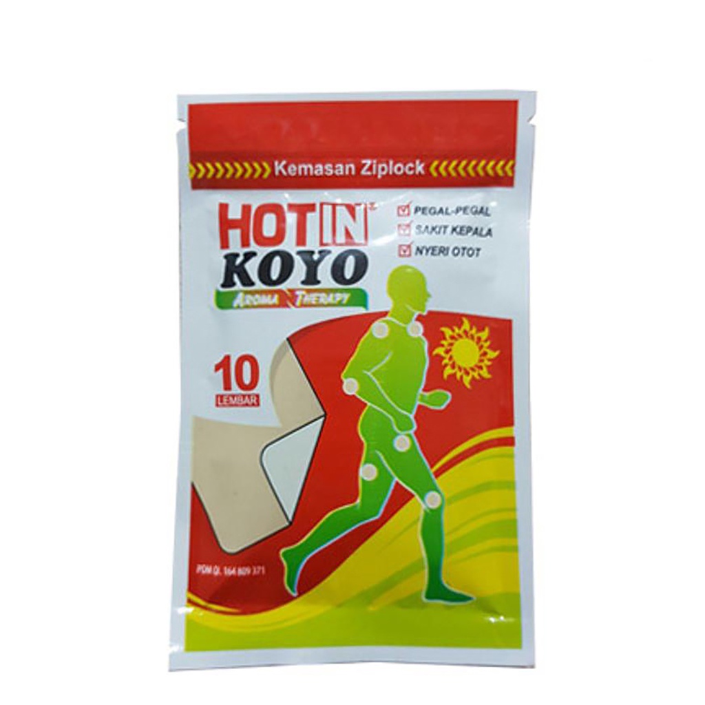 Bisa COD Hot In Koyo Sachet Aromatherapy Pegel Linu Sakit Kepala Nyeri Otot Isi 10 Koyo