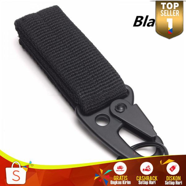 Quickdraw Carabiner Military Tactical Nylon Belt QC2 Buckle Cantolan Pengait Perlengkapan Outdoor