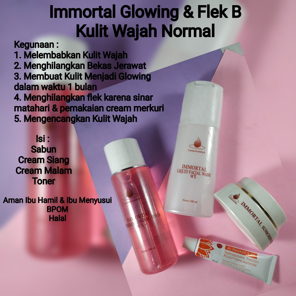 Immortal Glow / Immortal Glowing / Immortal Glow Flek / Immortal Cream / Immortal Paket